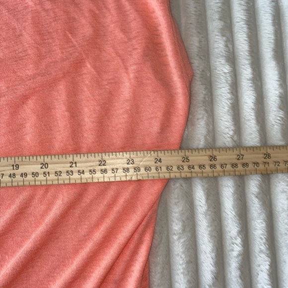Athleta Peach-Pink Relaxed Short Sleeve Tee Small - Picture 6 of 7